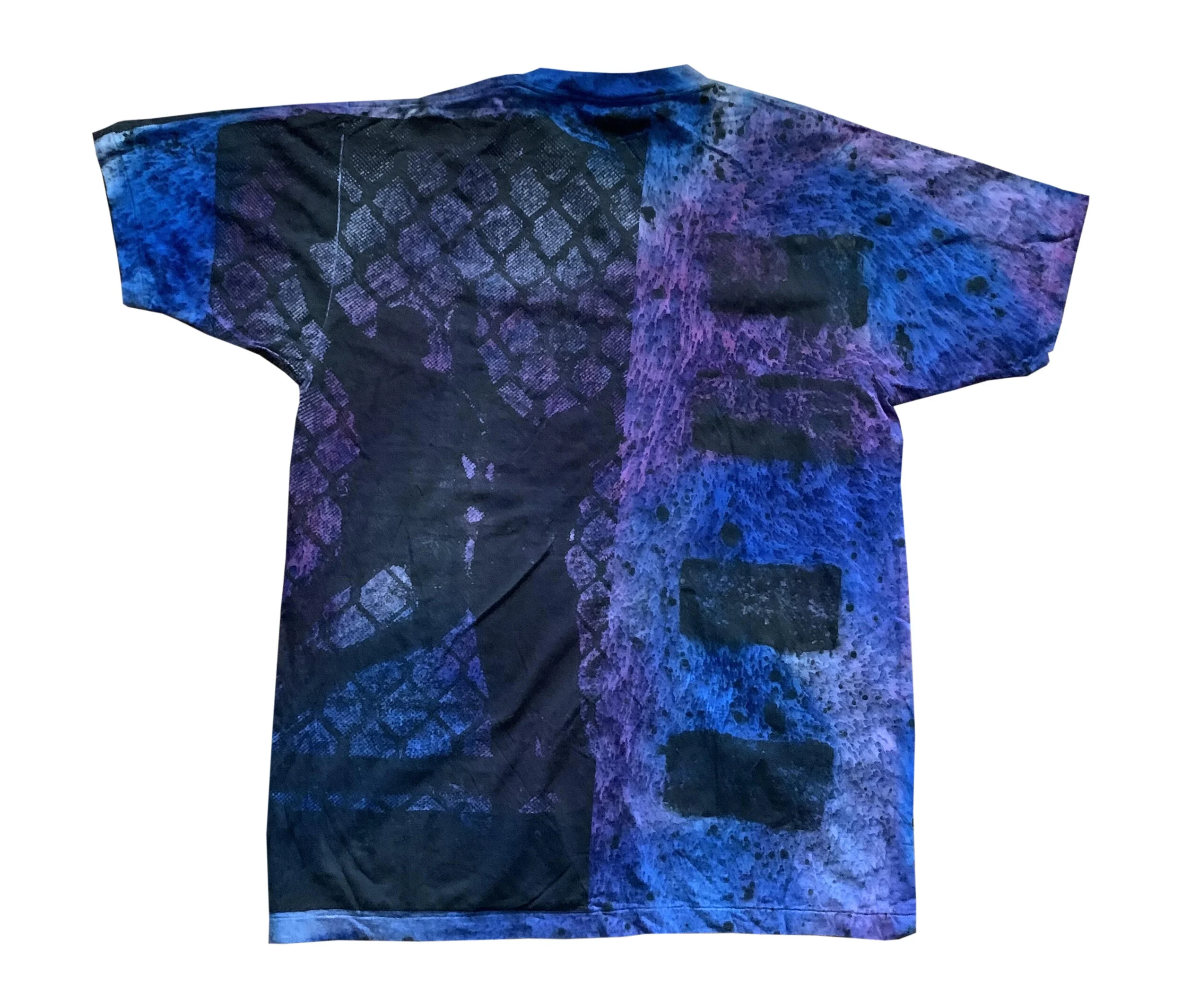 Vintage Reebok Blacktop All Over Print T Shirt (Size XL) NWT